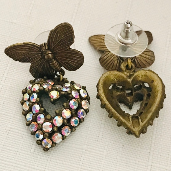 Earrings~Iridescent Hearts & Butterflyโs / Host Pick - Picture 11 of 12